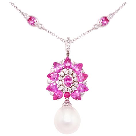 pink sapphire and diamond louis vuitton necklace|Louis Vuitton high jewellery.